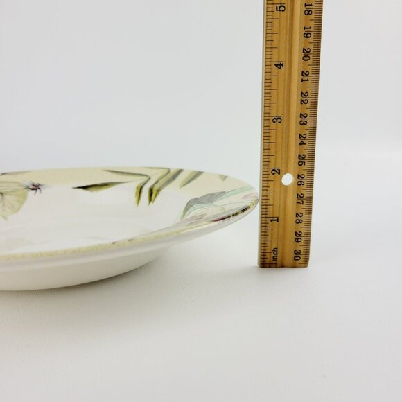 Spode Fruit Haven Rim Soup Bowl Butterfly Bee Fruit & Leaves, Fall Autumn Dishes - Picture 14 of 15